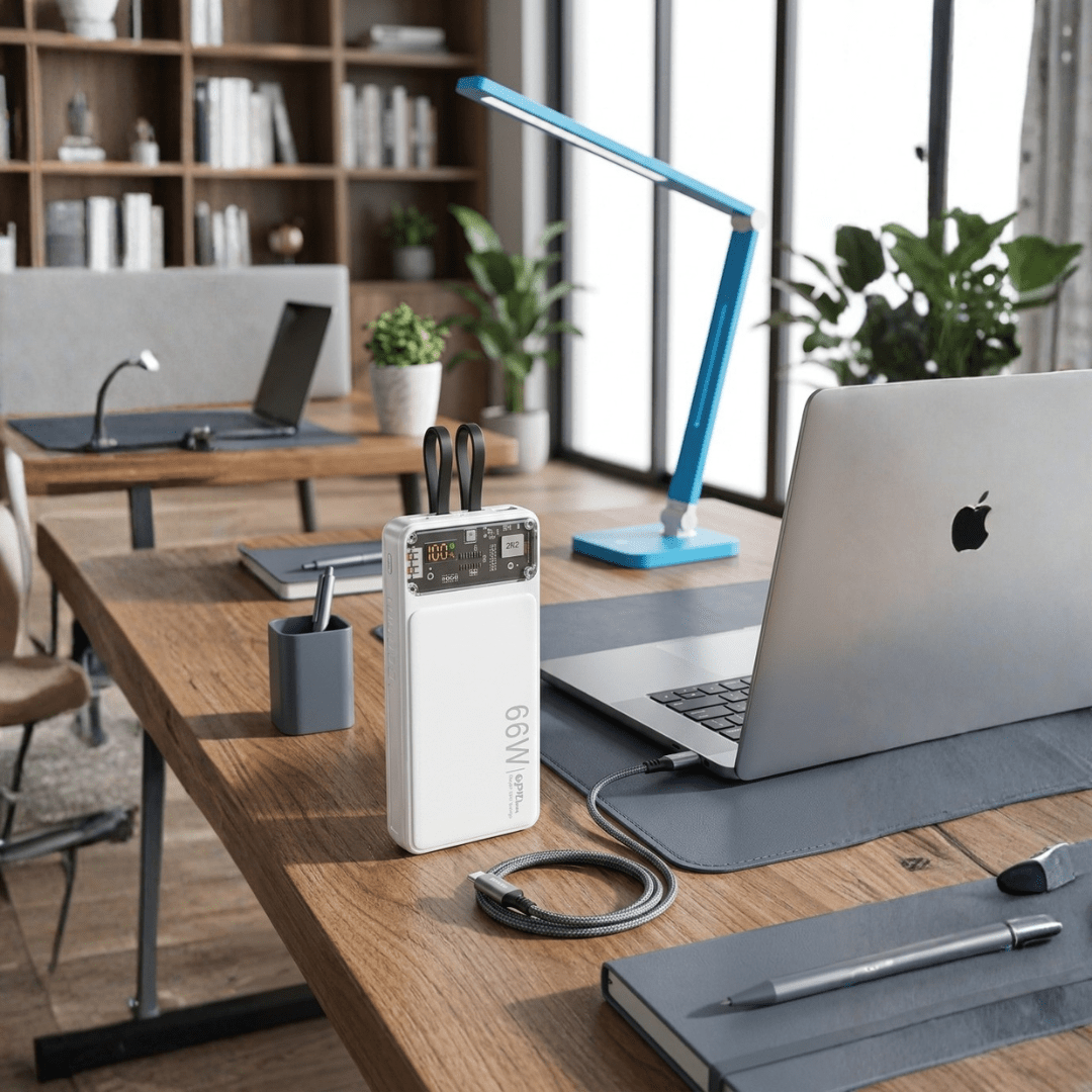 66W Super Fast Power Bank 20000mAh — Charges Laptops | PD + QC | Digital Display - Xccessories.pk
