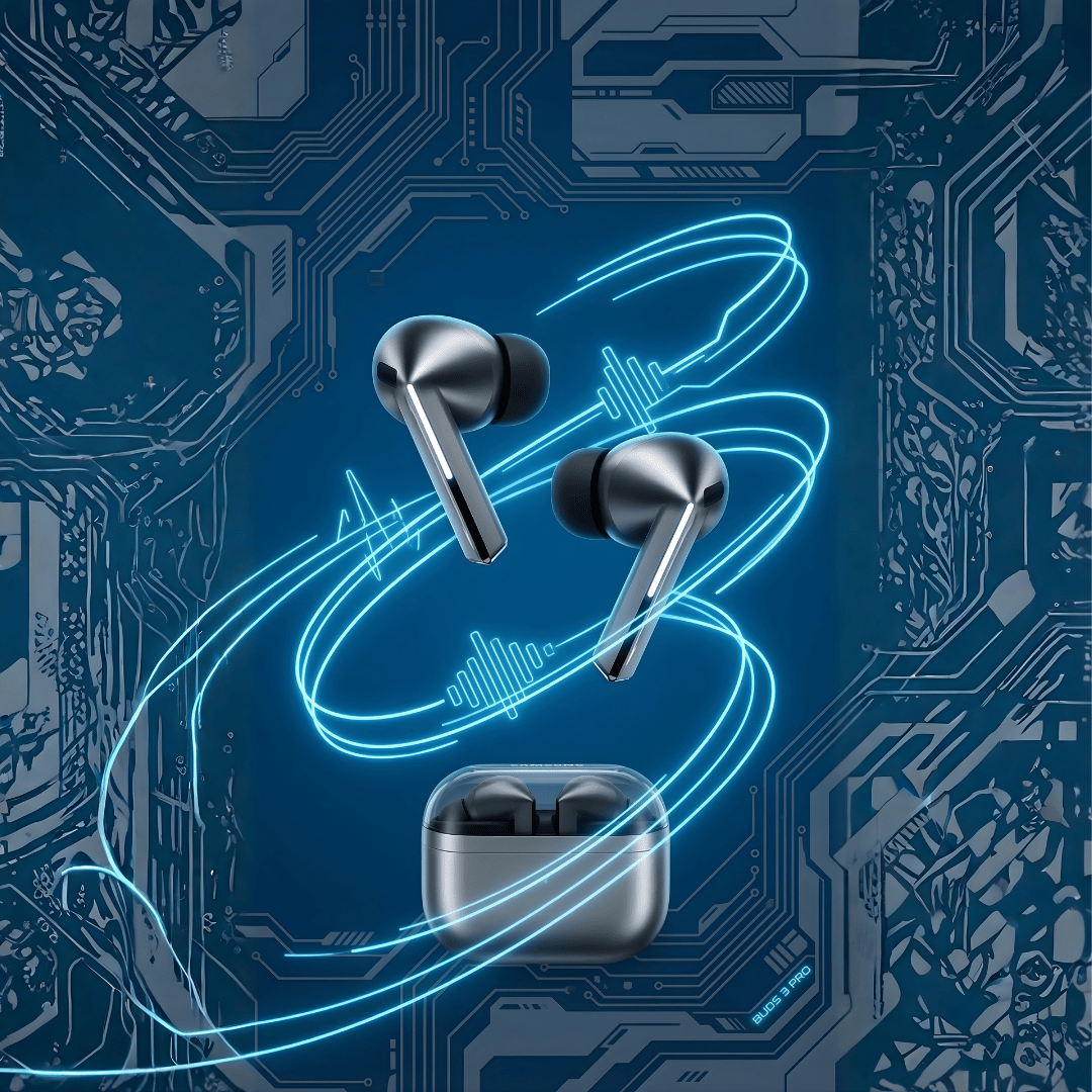 Buds 3 Pro Earbuds — ANC | Hi - Fi Sound | Gaming Mode | 30Hr Battery - Xccessories.pk