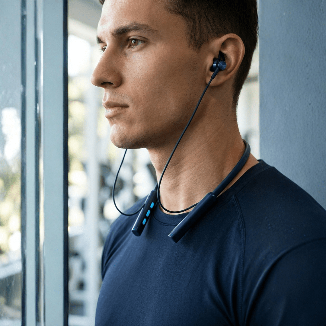 Galaxy Neckband — Deep Bass | Magnetic Earbuds | IPX5 | Bluetooth 5.0 | 10Hr - Xccessories.pk