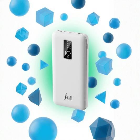 JCell 102 Power Bank 10000mAh — Slim | Dual USB | Reliable Daily Backup - Xccessories.pk