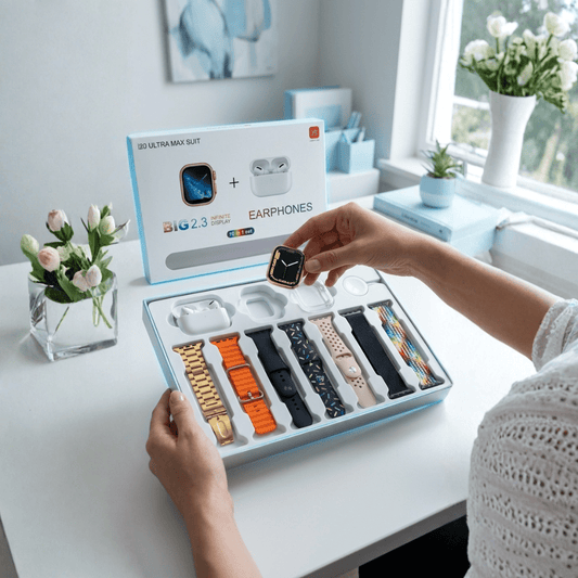 Watch 7 Straps + AirPods Bundle — Style Meets Sound in One Box - Xccessories.pk