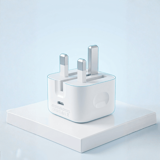 20W iPhone Fast Charger 3 - Pin — USB - C | Grounded Safe Charging | iPhone 12 to 15 - Xccessories.pk