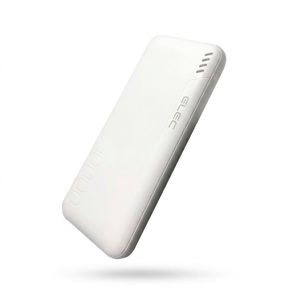 ELEC 10000mAh Slim Portable Power Bank — Lightweight, LED Indicator, Dual Output | Xccessories - Xccessories.pk