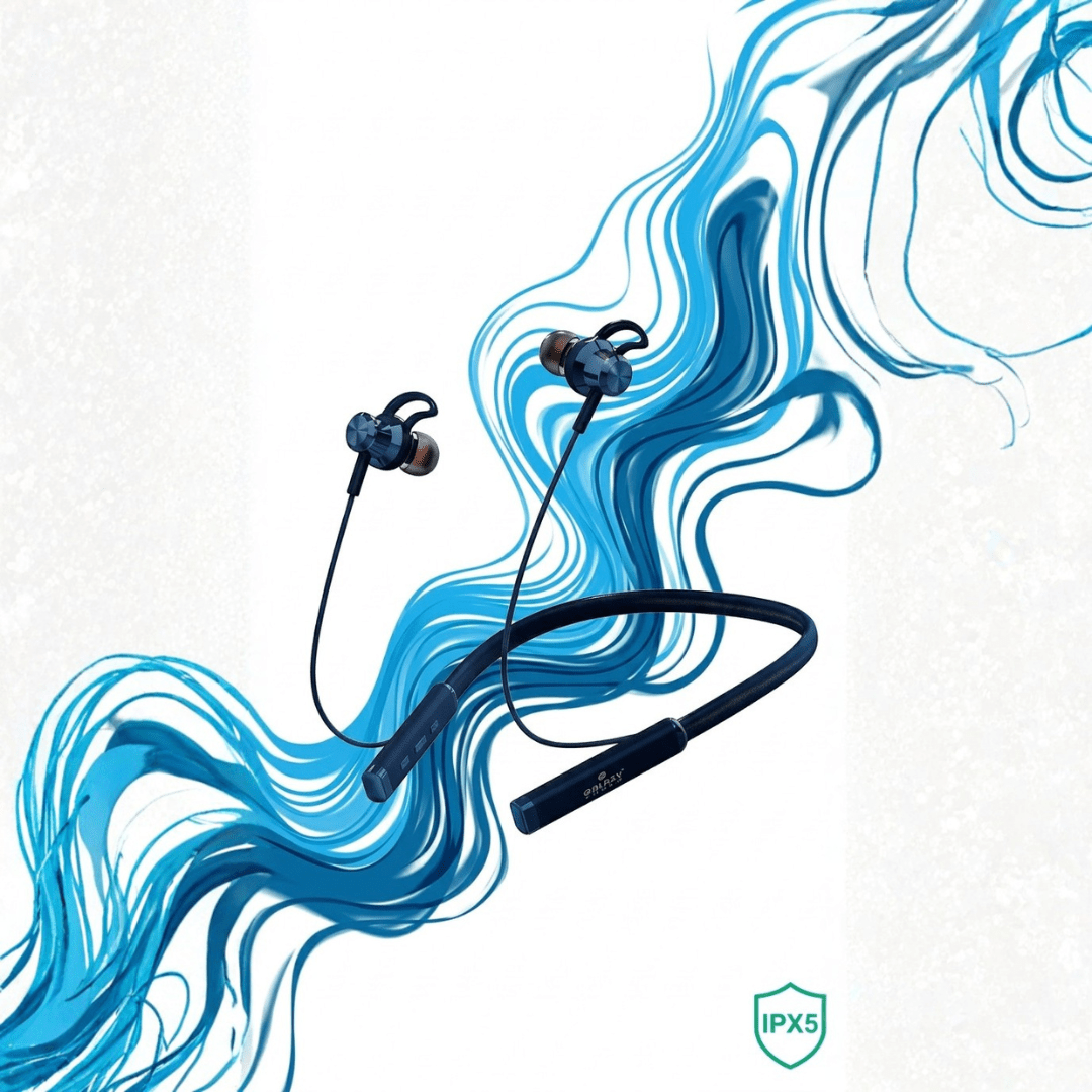 Galaxy Neckband — Deep Bass | Magnetic Earbuds | IPX5 | Bluetooth 5.0 | 10Hr - Xccessories.pk