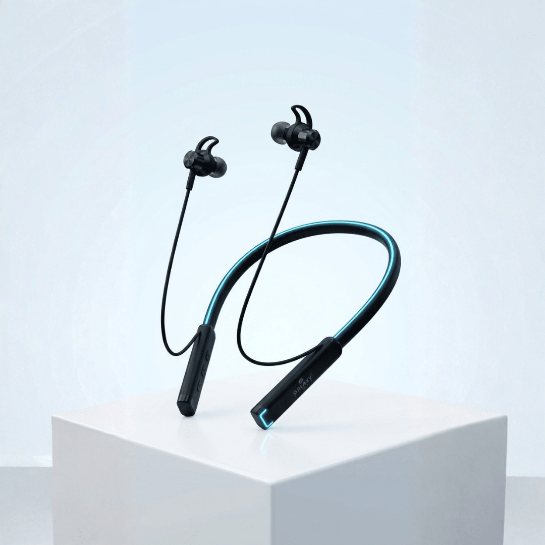 Galaxy Neckband — Deep Bass | Magnetic Earbuds | IPX5 | Bluetooth 5.0 | 10Hr - Xccessories.pk