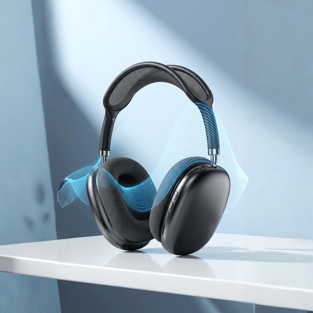 P9 Wireless Headphones — Hi - Fi Stereo | FM Radio | TF Card | Foldable | Mic - Xccessories.pk