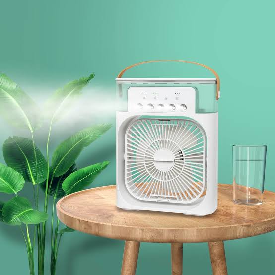 Portable Mini Cooler Fan I Air Cooler With Light I Water Cooler Fan USB - Xccessories.pk