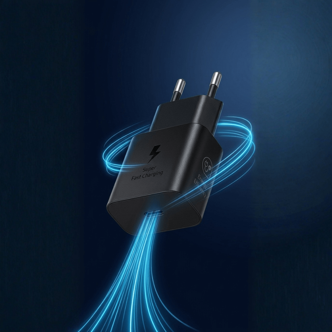 Samsung 25W Super Fast Charger — USB - C PD | Galaxy S/A/Note Series | Compact - Xccessories.pk